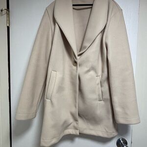 Elegant Cream Women's Coat
